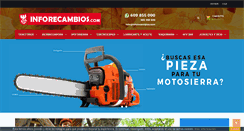 Desktop Screenshot of inforecambios.com